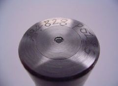 Punch for silver bimetal rivet Contacts