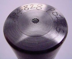 Punch for silver bimetal rivet Contacts