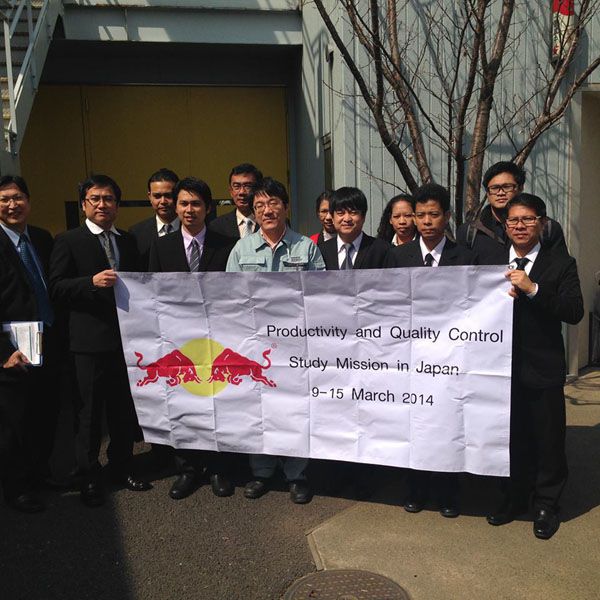 T.C. Pharmaceutical, one of the major beverage manufacture in Thailand visited us as the group of observers to Japan